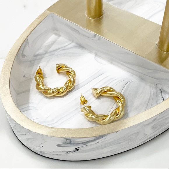 Pretty Bird Jewelry Jewelry - 14k Gold Filled Twist Hoops
